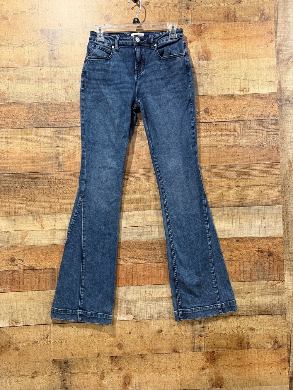 Shyanne Dark Indigo Tall Flare Riding Jeans Size 27 Long